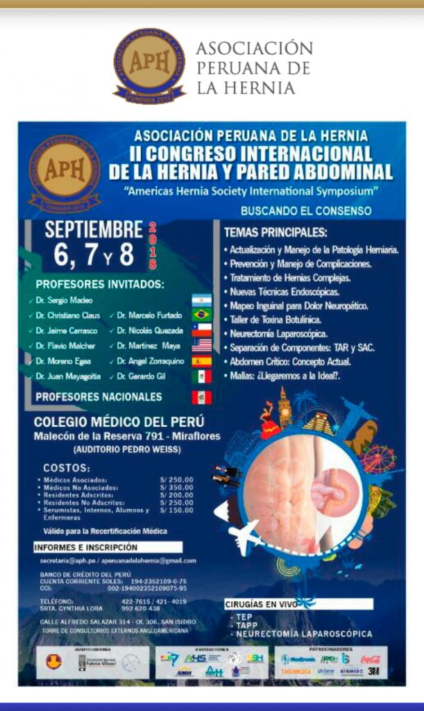 II Congreso Internacional de la Hernia y Pared Abdominal APH